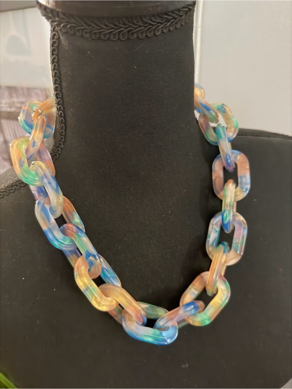 Coach Multicolor Chain Link Resin Strap (NWT) - Picture 5 of 7